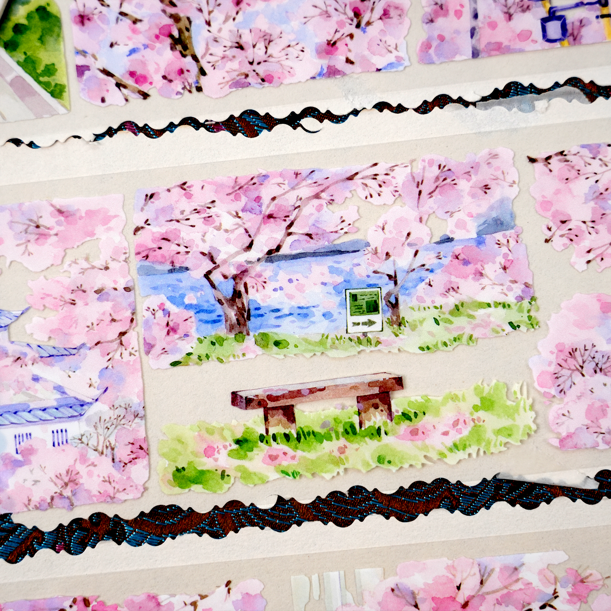 【MENU】The Land of Cherry Blossoms Landscaping Tape