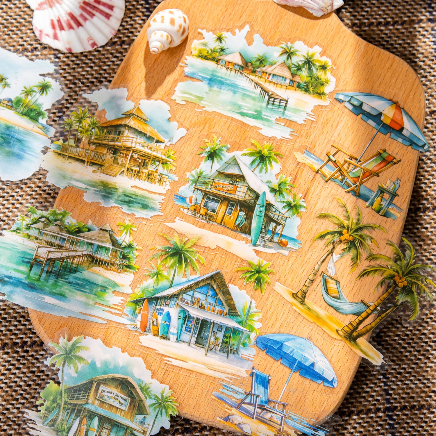 Scenery Faraway Scrapbooking PET Sticker