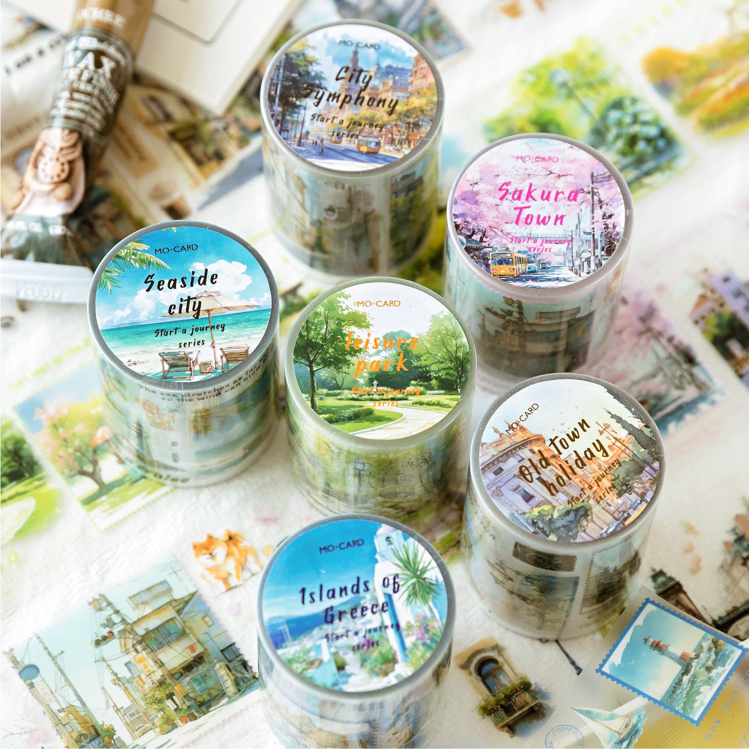 Start a Section of Travel PET Tape
