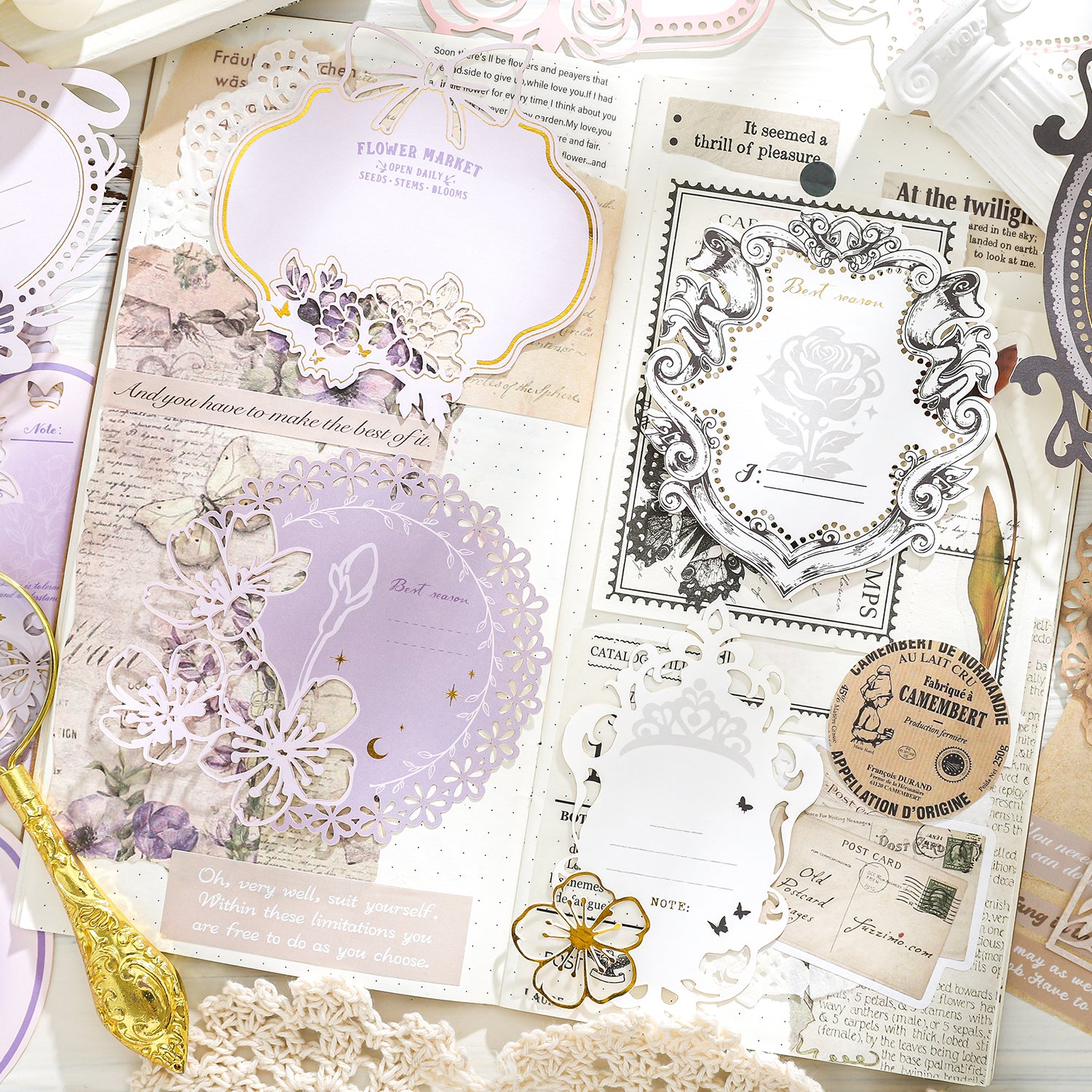 Dream Flower Room Scrapbooking Paper