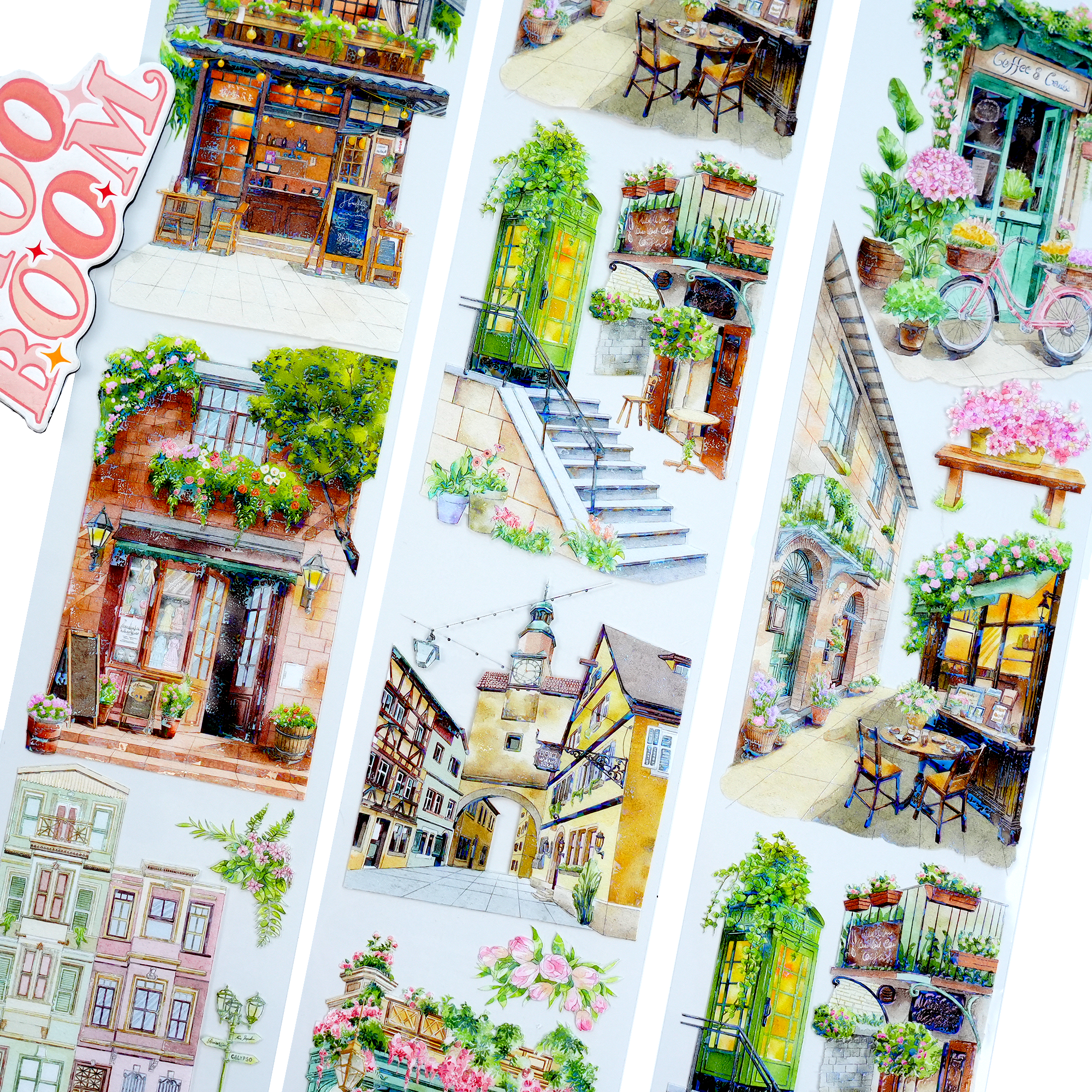 【OKTM】Leisure Street Corner PET Landscaping Tape