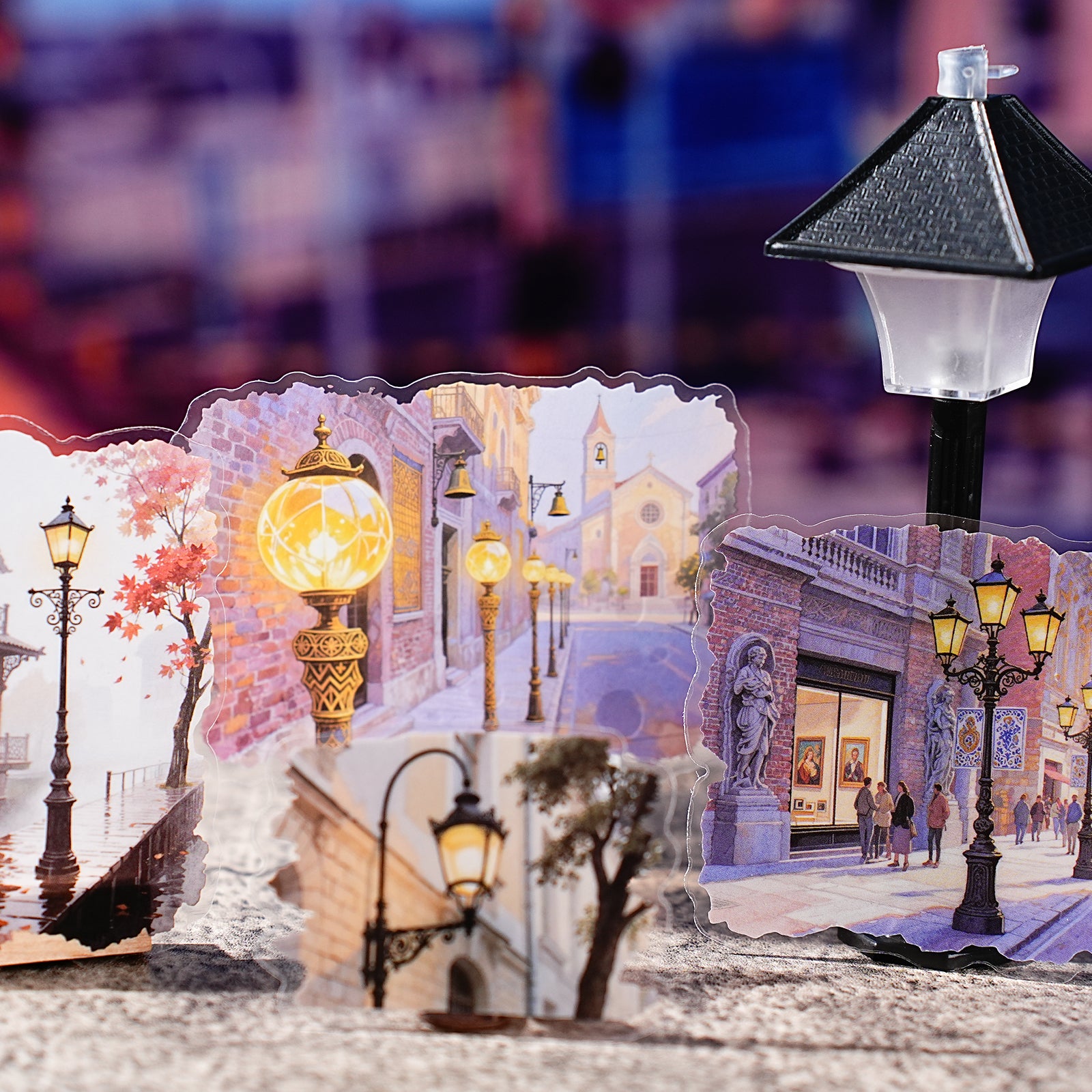 Dim Lights Series PET Sticker