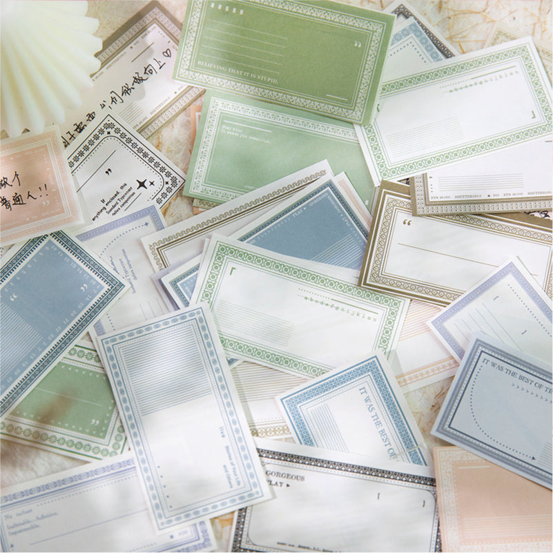 The lingering sound themed Memo Pad