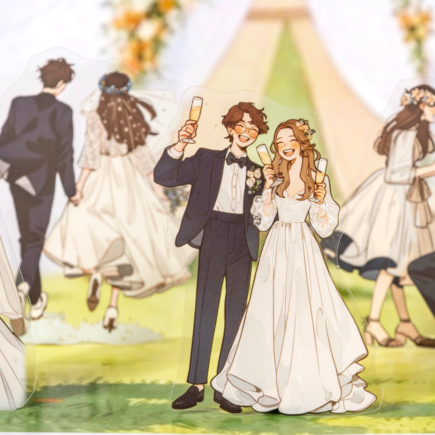 Evolution of Love PET Sticker