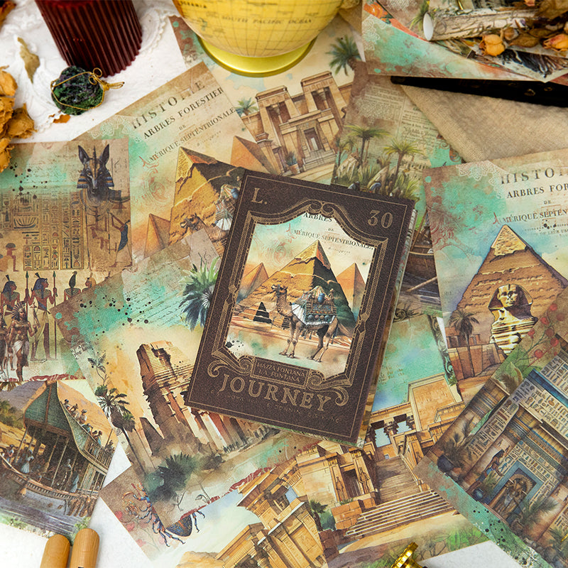 Ancient Egyptian Landscape Scrapbooking Paper