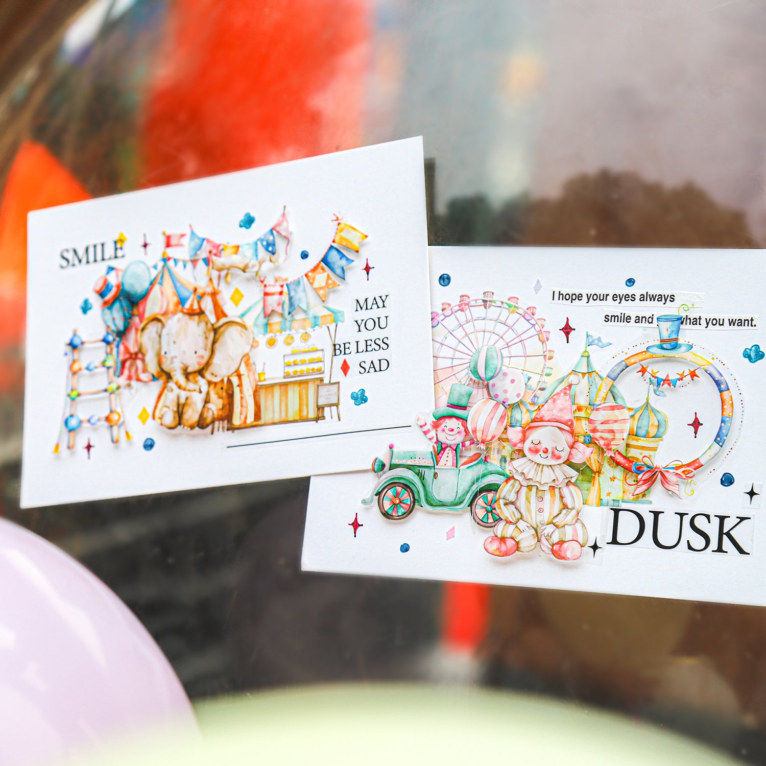 Starlight Amusement Park PET Sticker