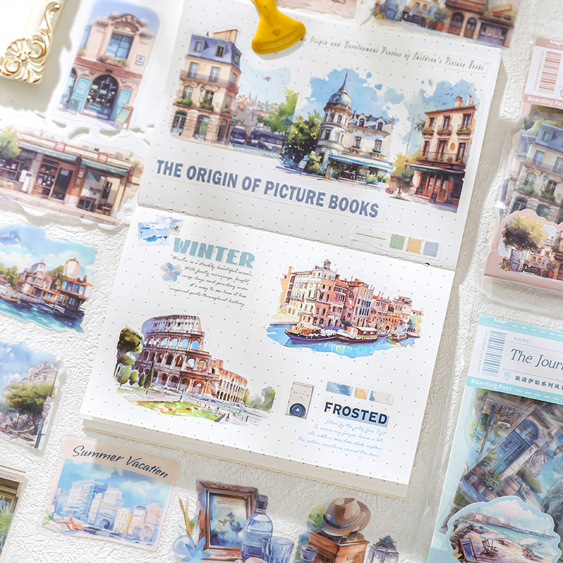 The beginning of the journey PET Sticker