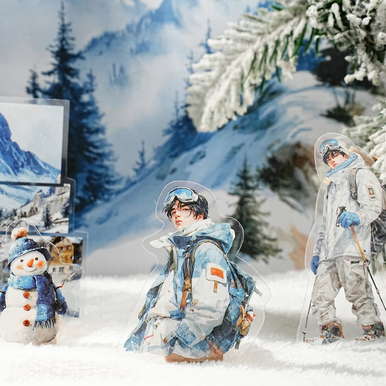 Adventure Journey Boy Character Sticker