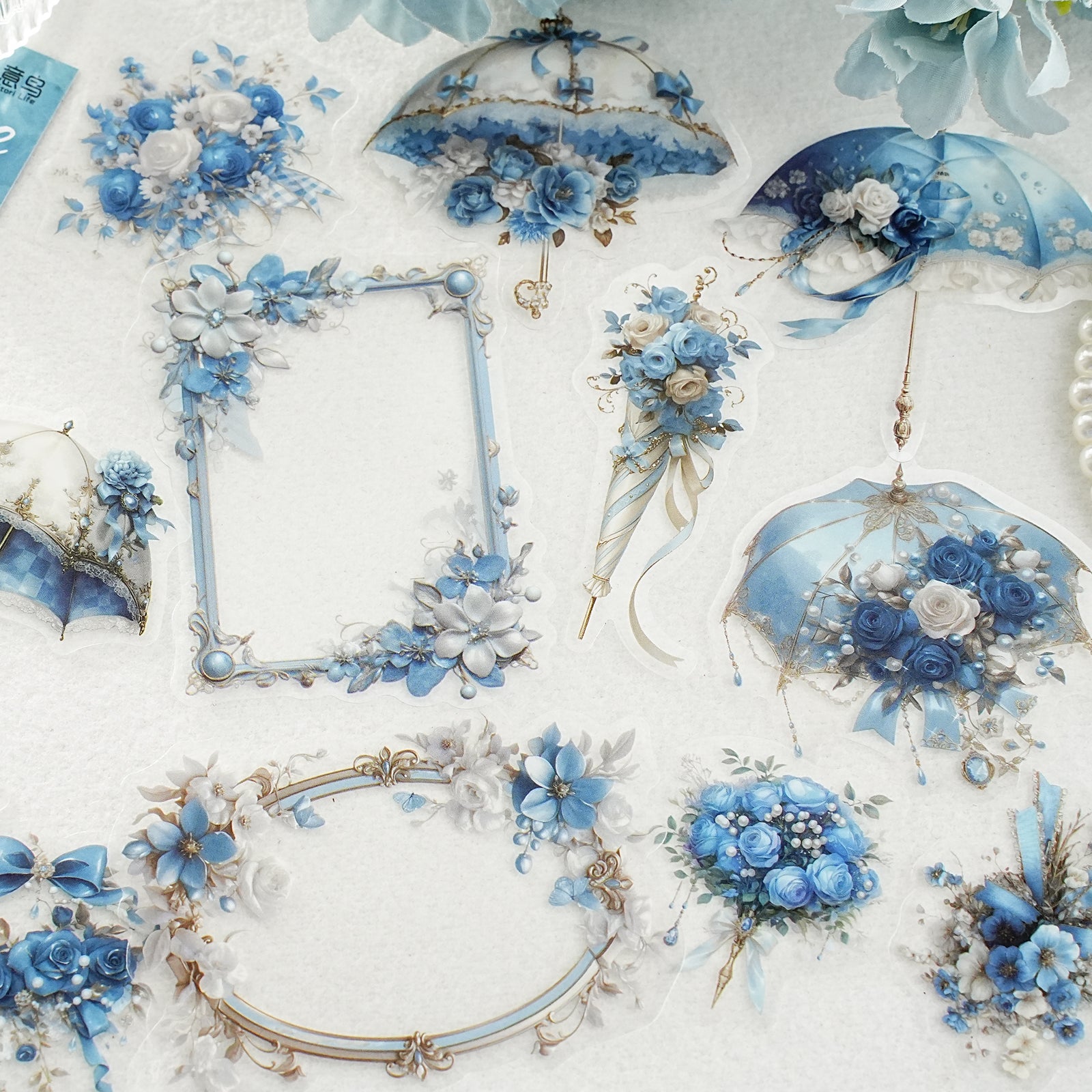 Flower Praise Series PET Sticker