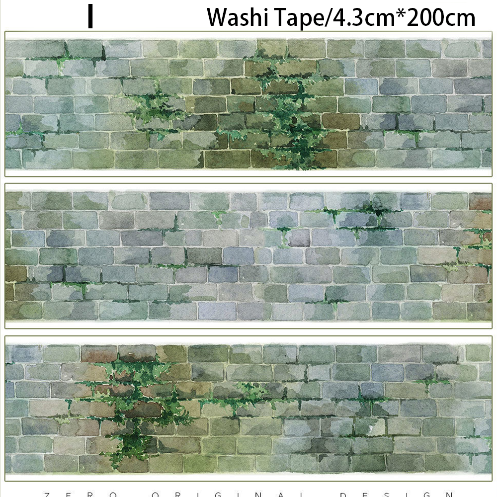【ZERO】Roads/Walls/Floor/Steps Landscaping Tape (67 Styles) (Whole Roll Tape)