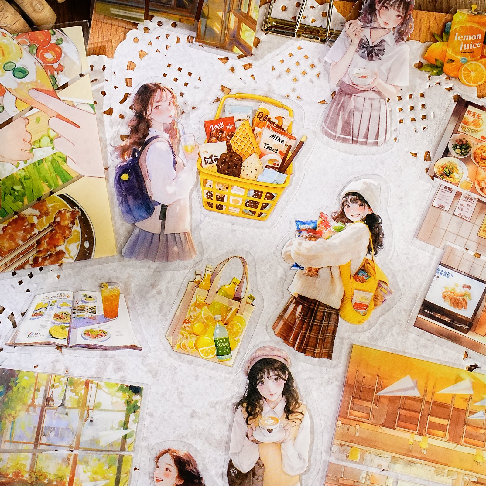 Dream Chasing Serie PET Sticker