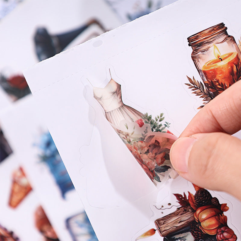 Vintage Girls Sticker Book