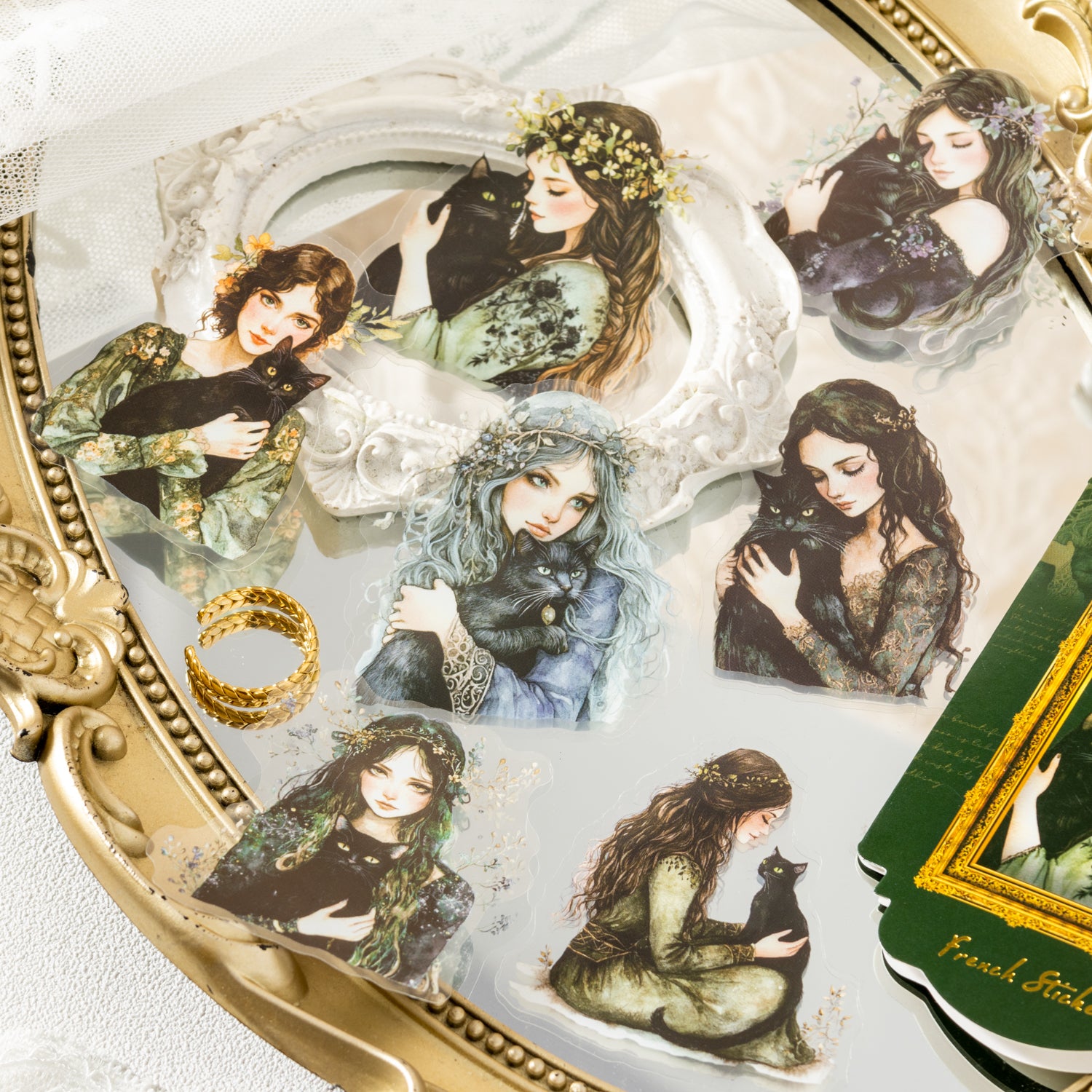 Morning Beauty Character PET Sticker