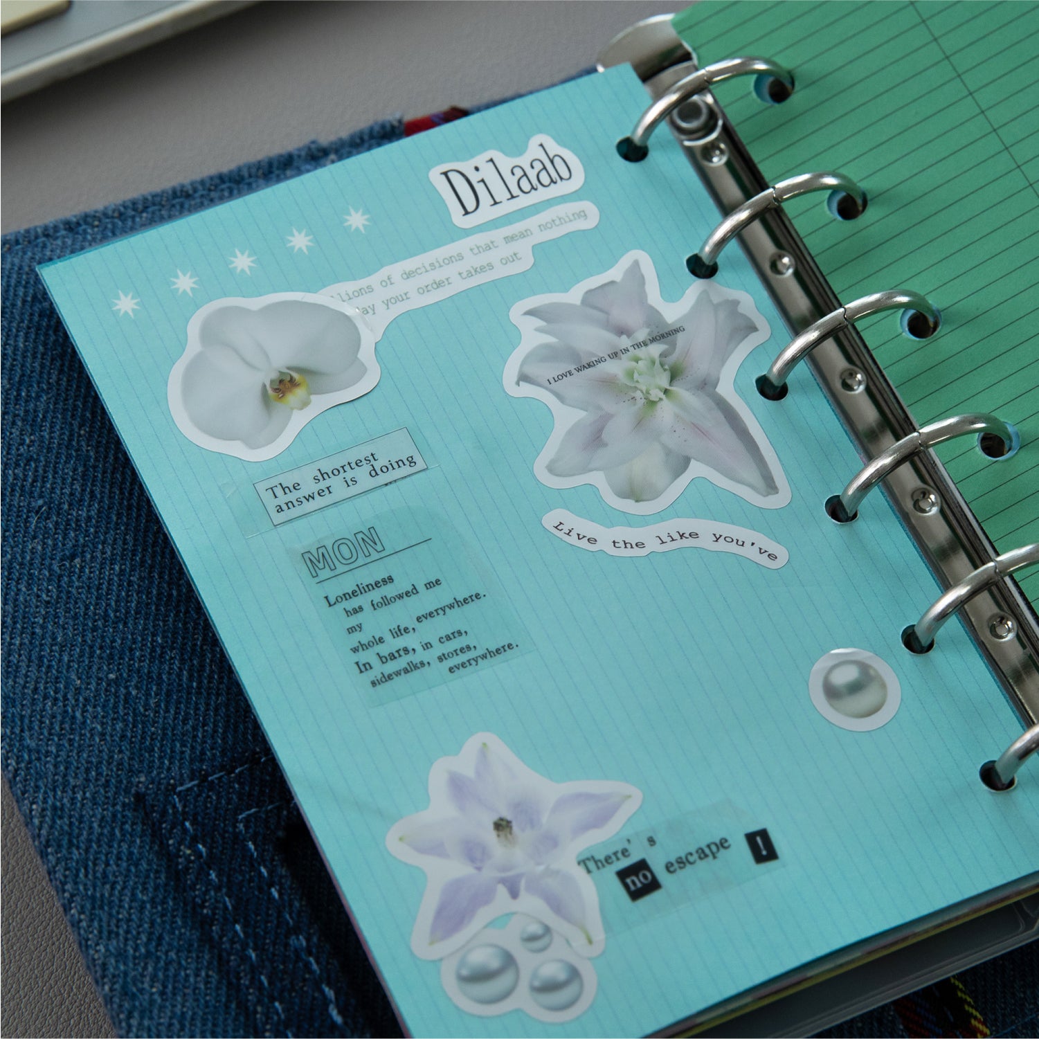 Flower meaning to be continued PET Tape