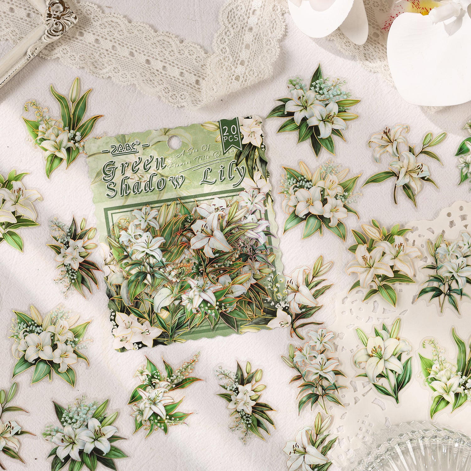 Dreamlike Sea of Flowers Sticker