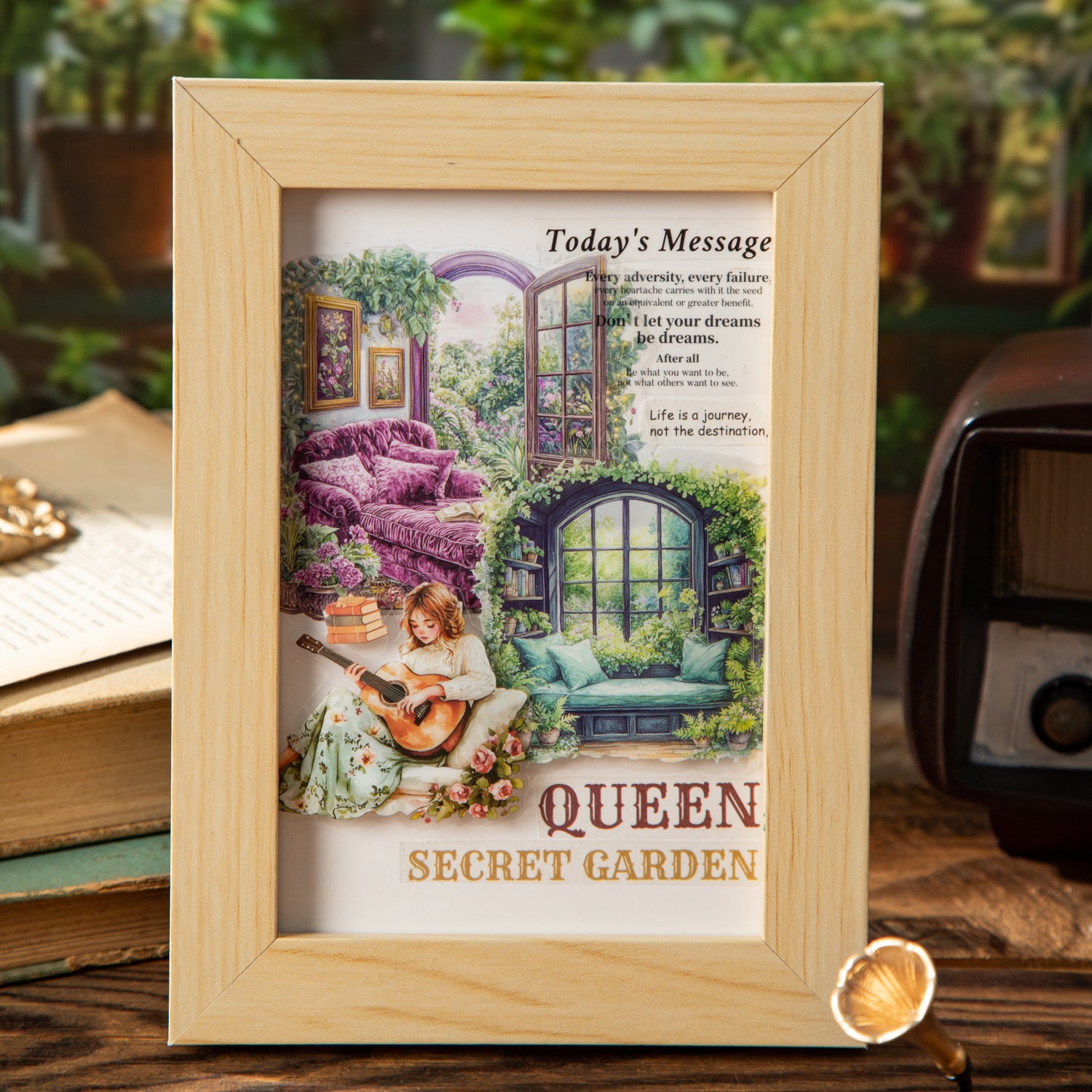 Reading Corner by the Window PET Sticker