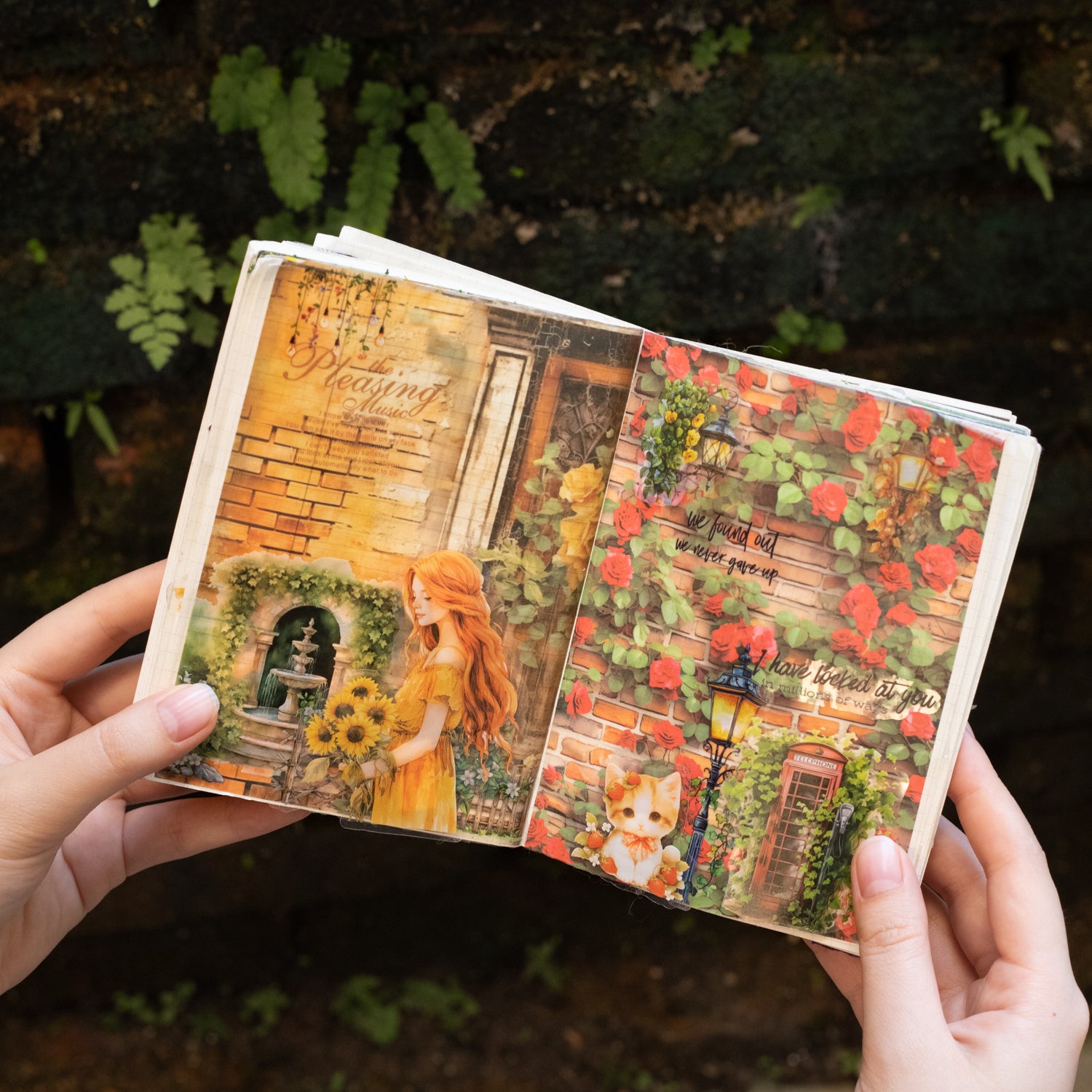 The Art of Brick Walls Washi Sticker