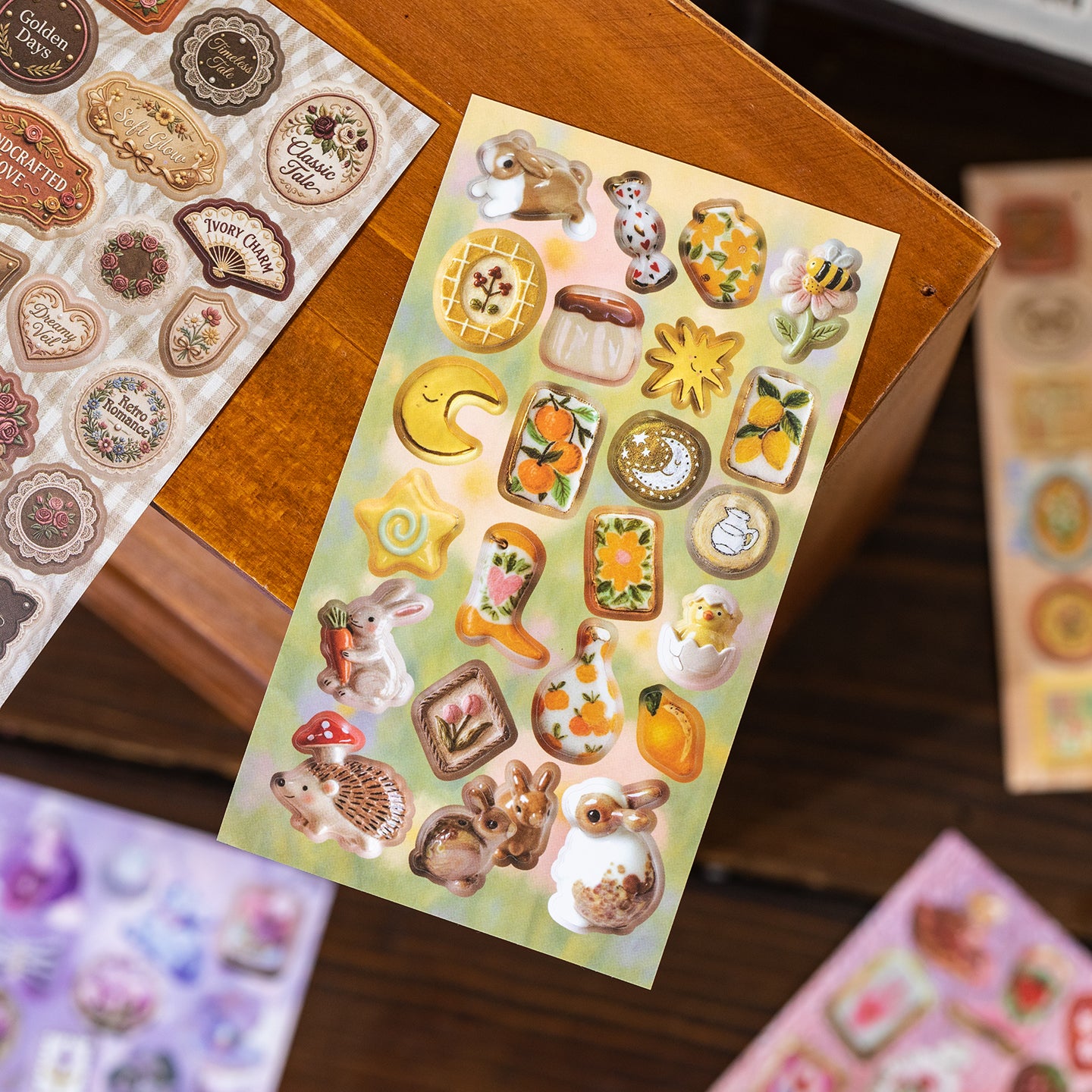 Museum Collection Series Sticker Book For Scrapbooking and Journaling | MOOBOOM