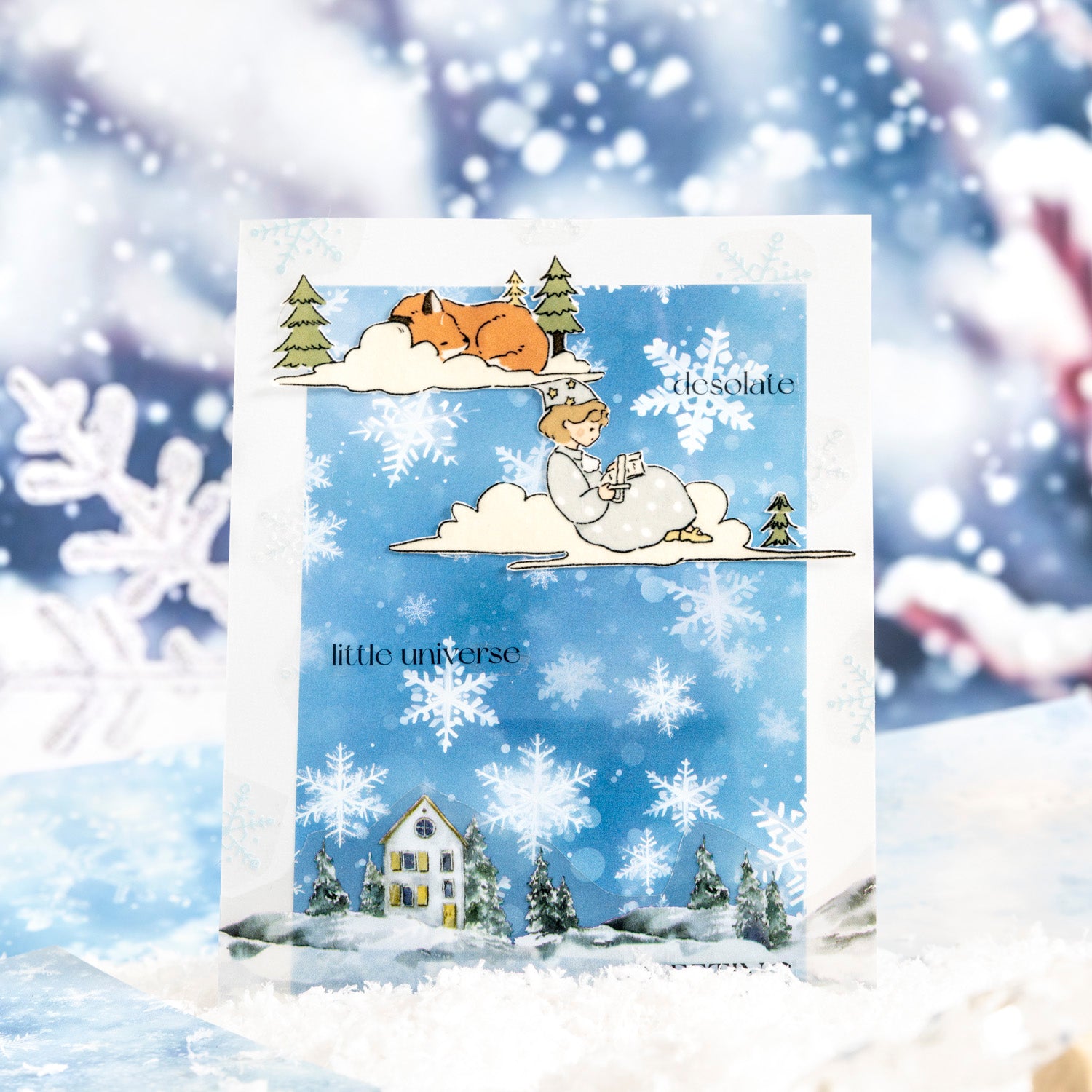 A Snow in Winter PET Sticker