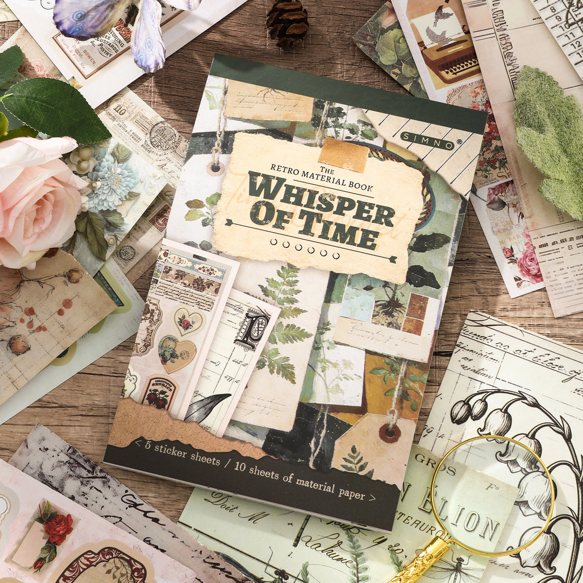 Time Capsule Scrapbooking Paper
