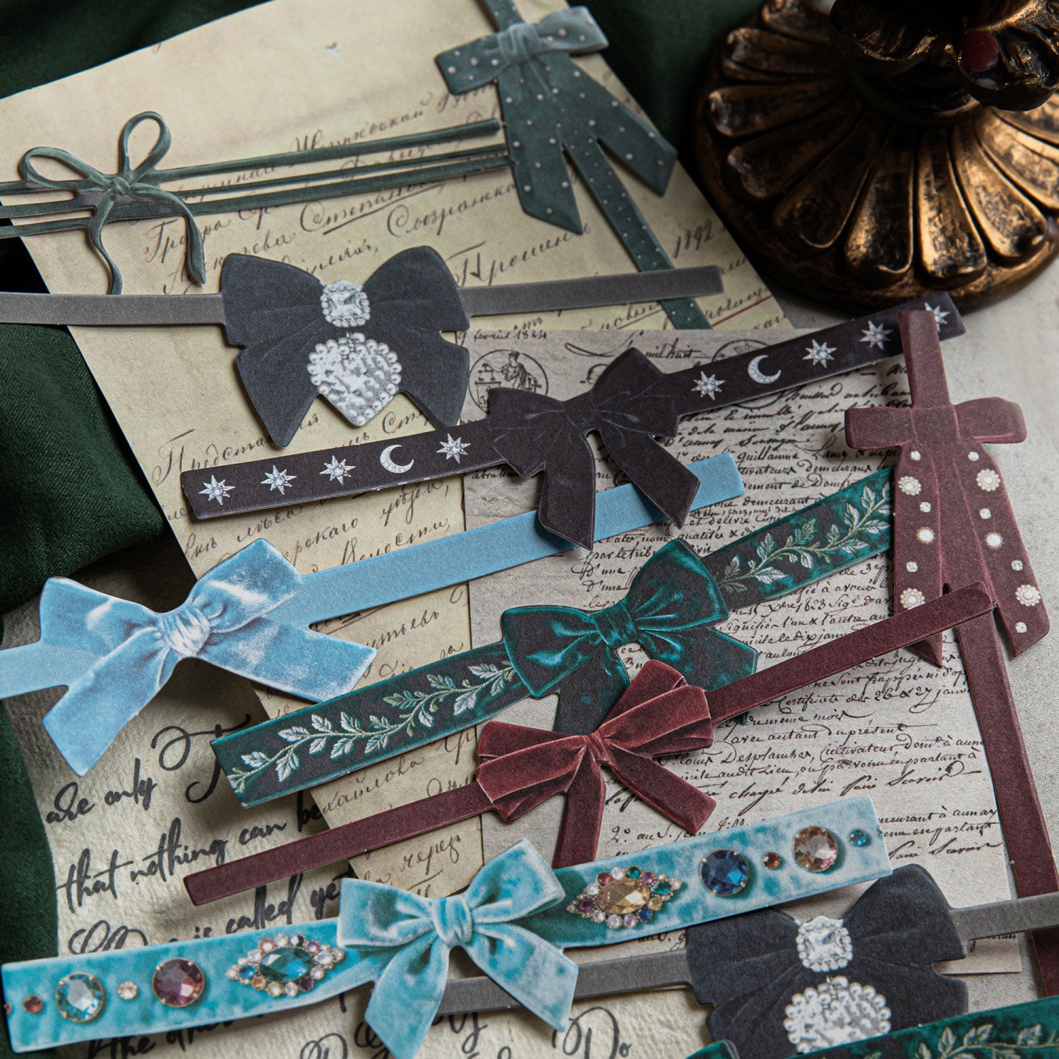 Gift Decoration Cardboard Bow Sticker