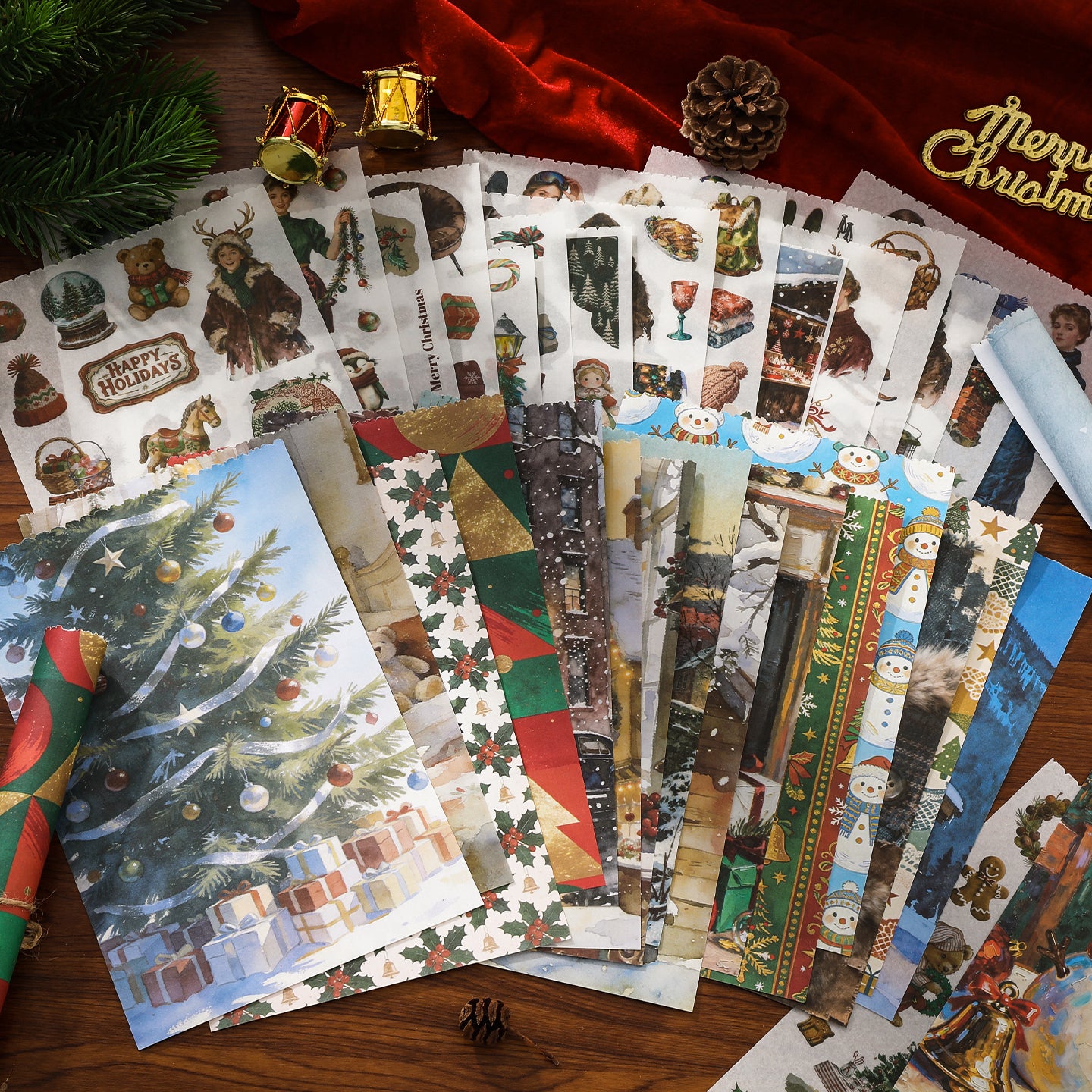 Winter Wishes Sticker Book for Journaling | MOOBOOM