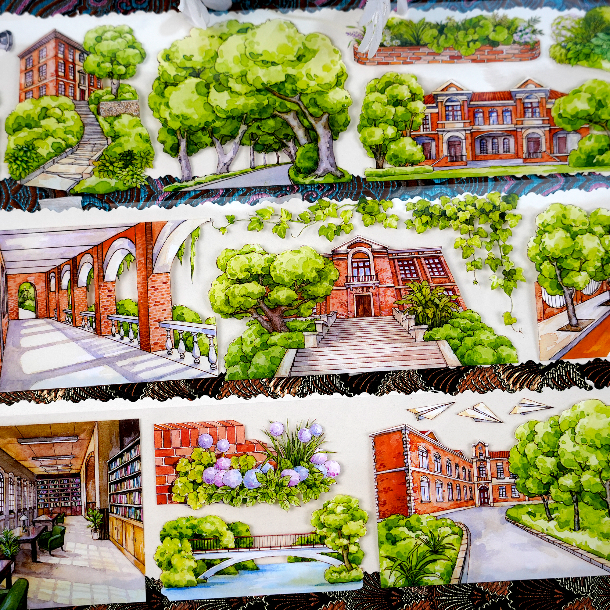 【XT】Campus Scenes Landscaping Tape