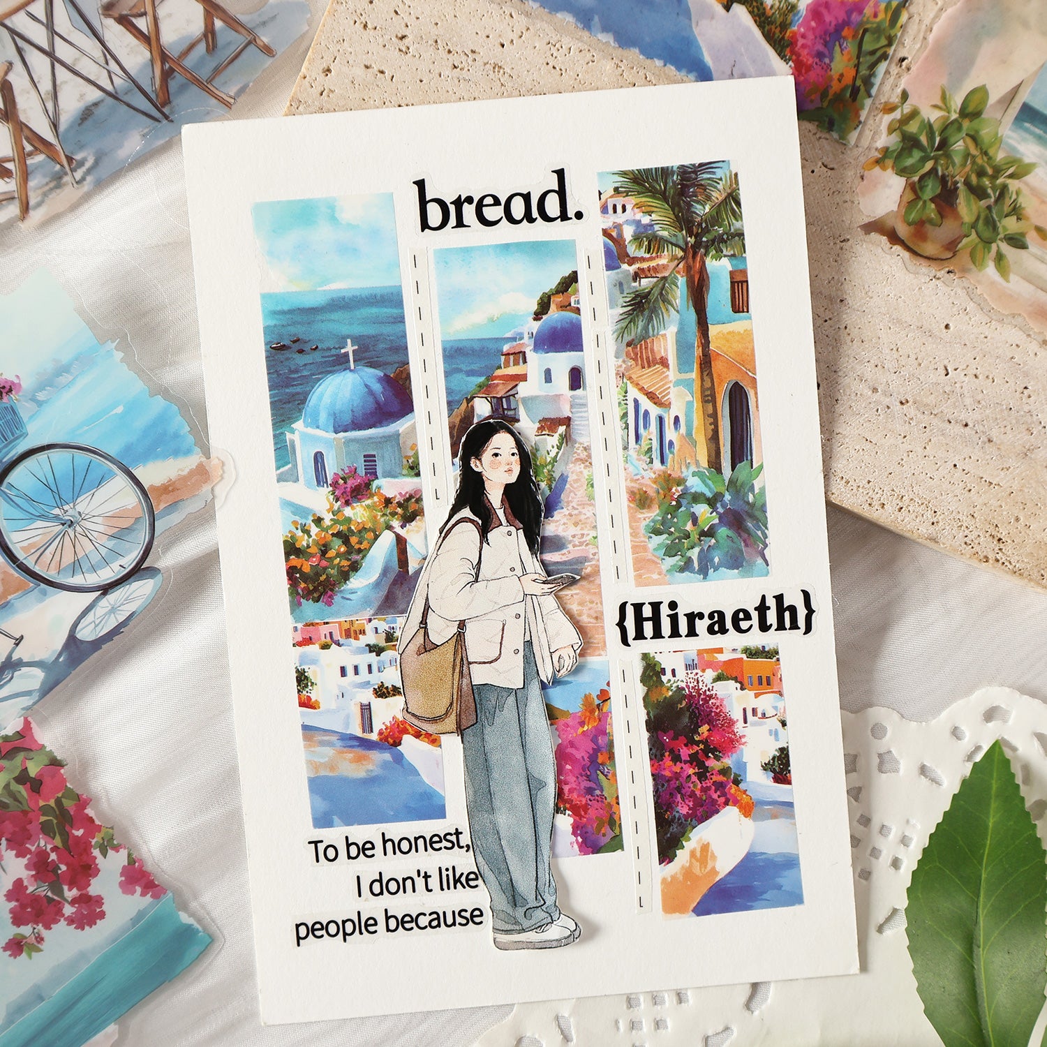 Four Seasons String Song PET Sticker