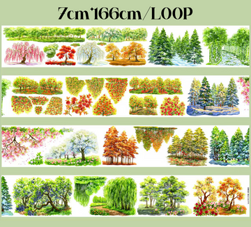 【SZCX】Small Forest  Landscape PET Tape
