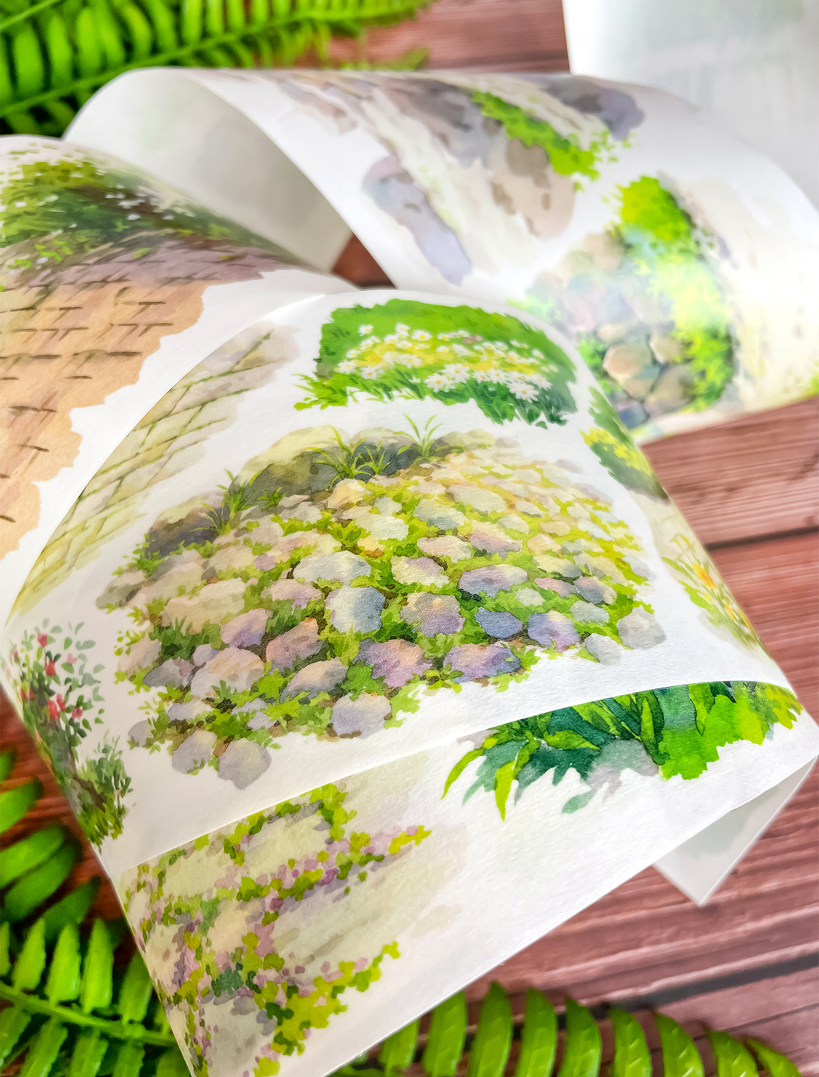 【NEW Studio】Stone steps PET Tape (7cm x 200cm)