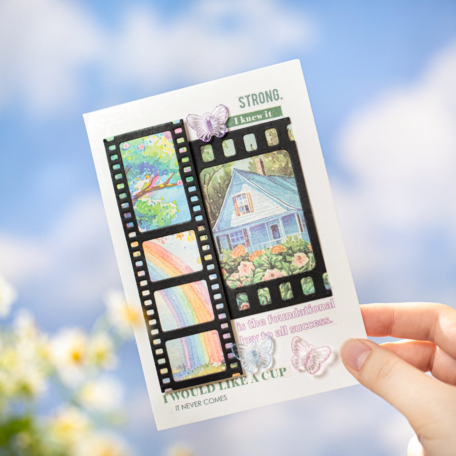 Spring Scenery Scrapbooking Paper