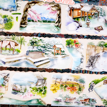 【HZTM】Hot Spring Resort Landscaping Tape