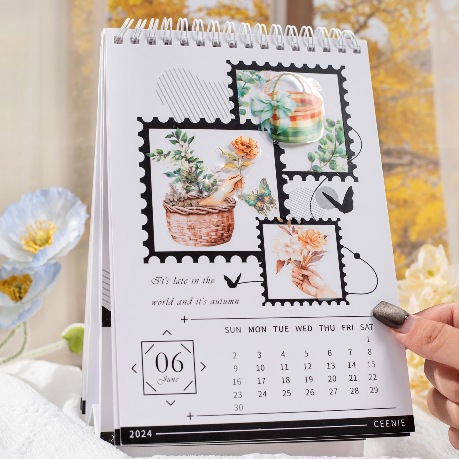 Flower Picking Season Pre-cut PET Tape