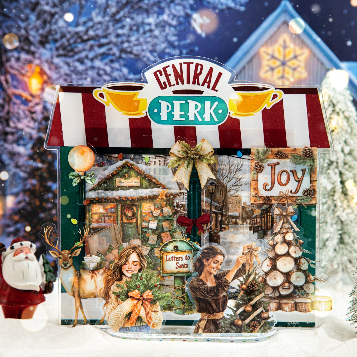 Spend Christmas Together PET Sticker