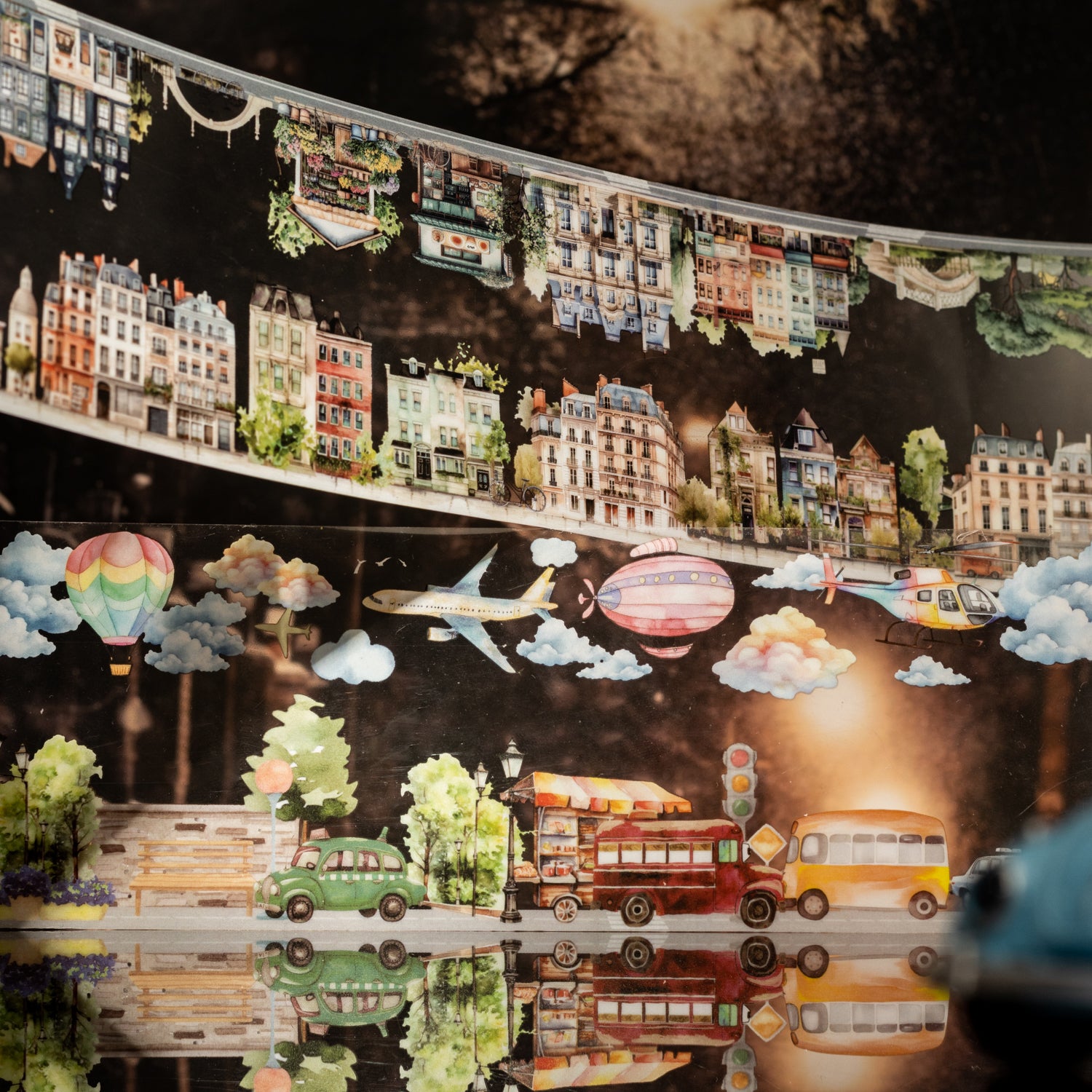 Parallel Scenery PET Sticker