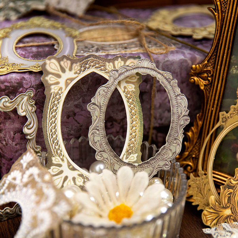 Classical Romantic Border Scrapbook Paper