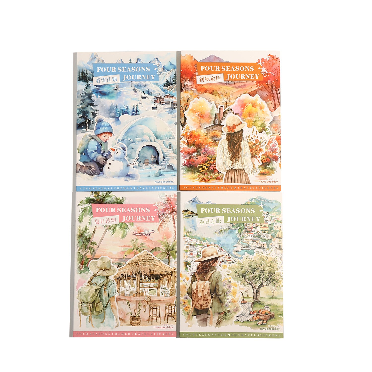 Four Seasons Travel Pre-cut Sticker Book