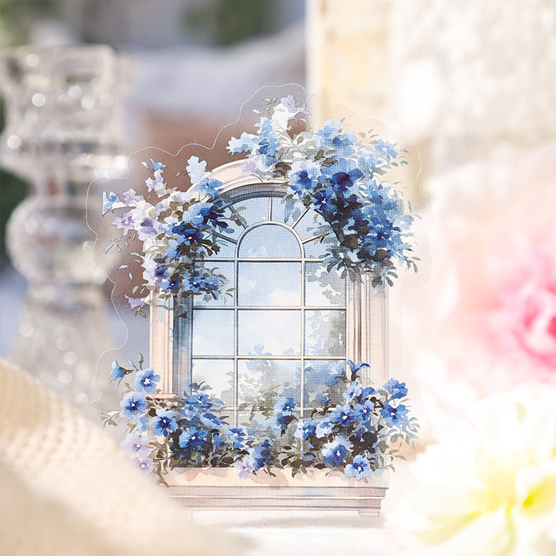 Flower Window Dream PET Sticker