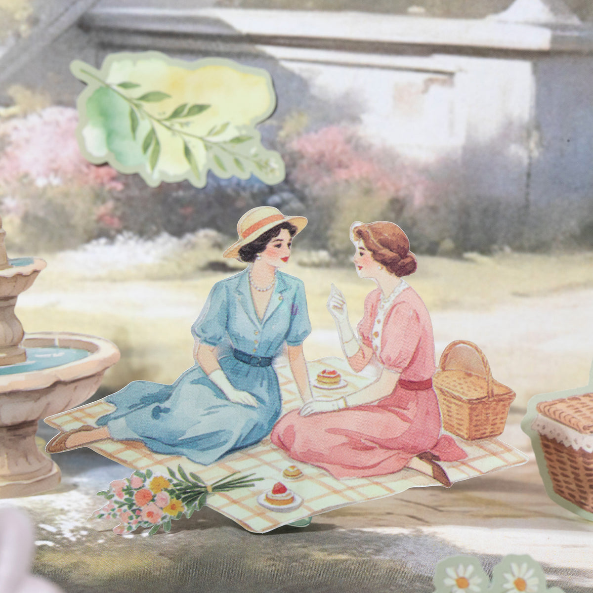 Old Scenery Time Collection Vintage Sticker Book
