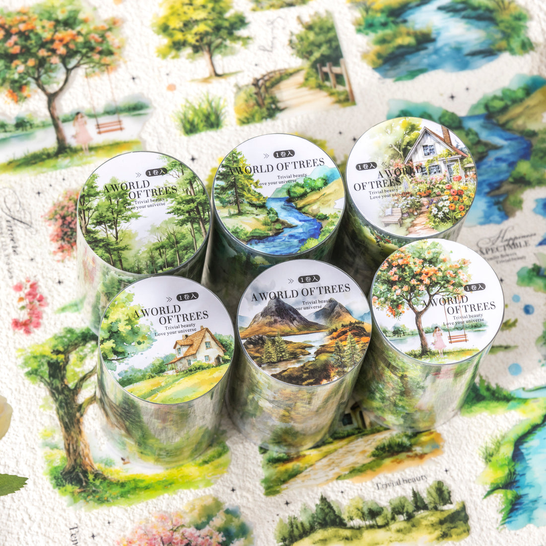 Scenery of a Tree PET Tape
