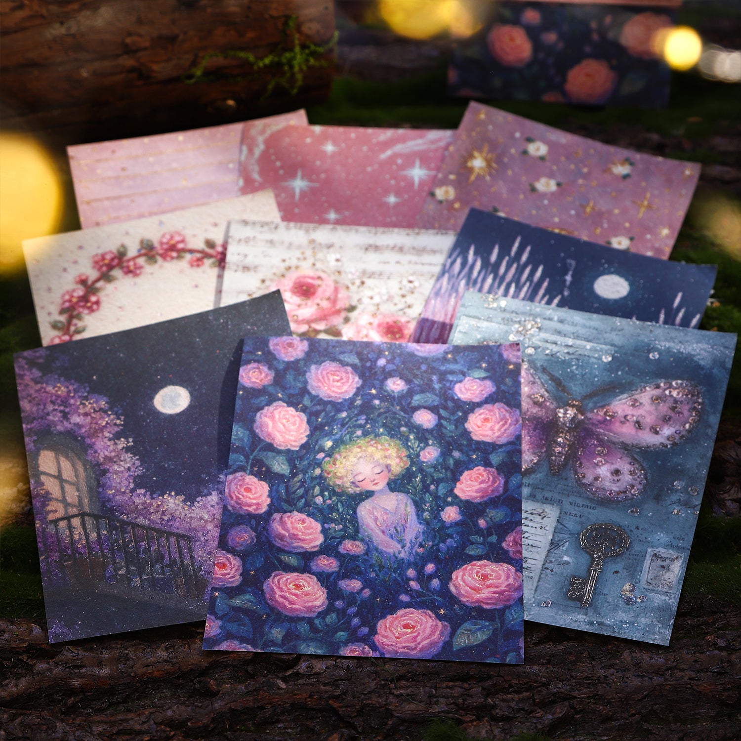 Secret Scroll of Stardust Scrapbooking Paper decorative tape for journaling and scrapbooking
