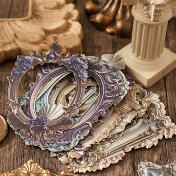 Opulent European Charm Frame Paper Sticker