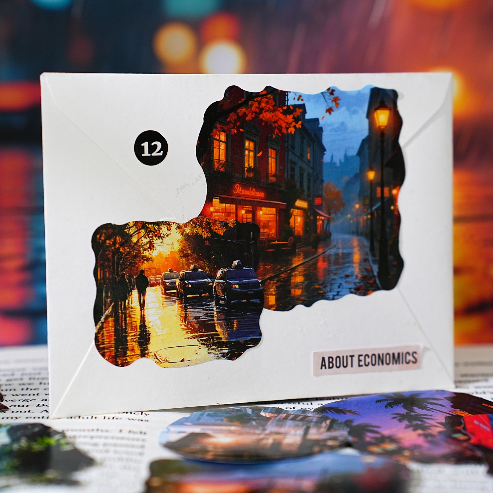 Rain Love Series PET Sticker