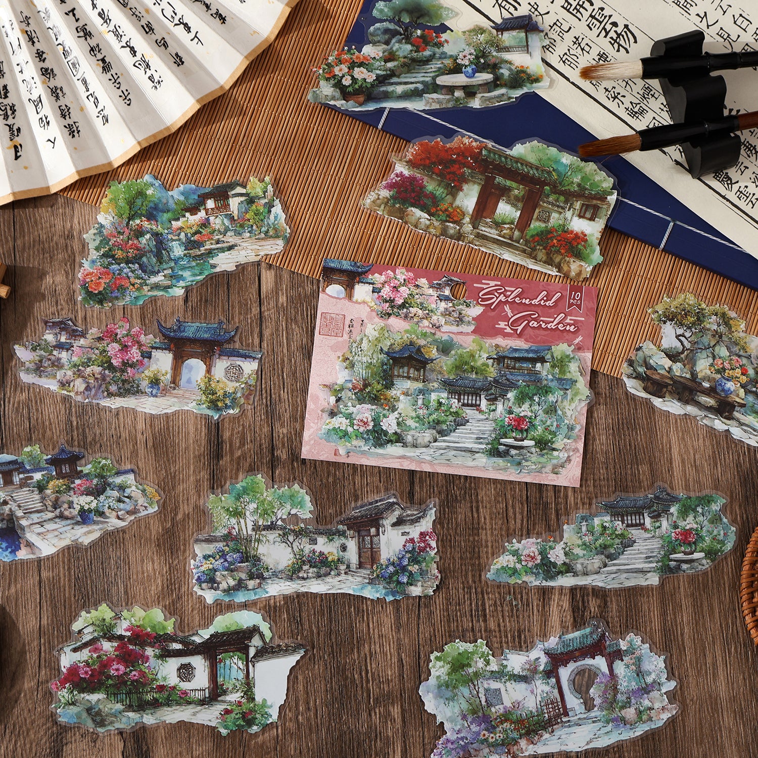 Cloud Court of Ten Provinces PET Sticker