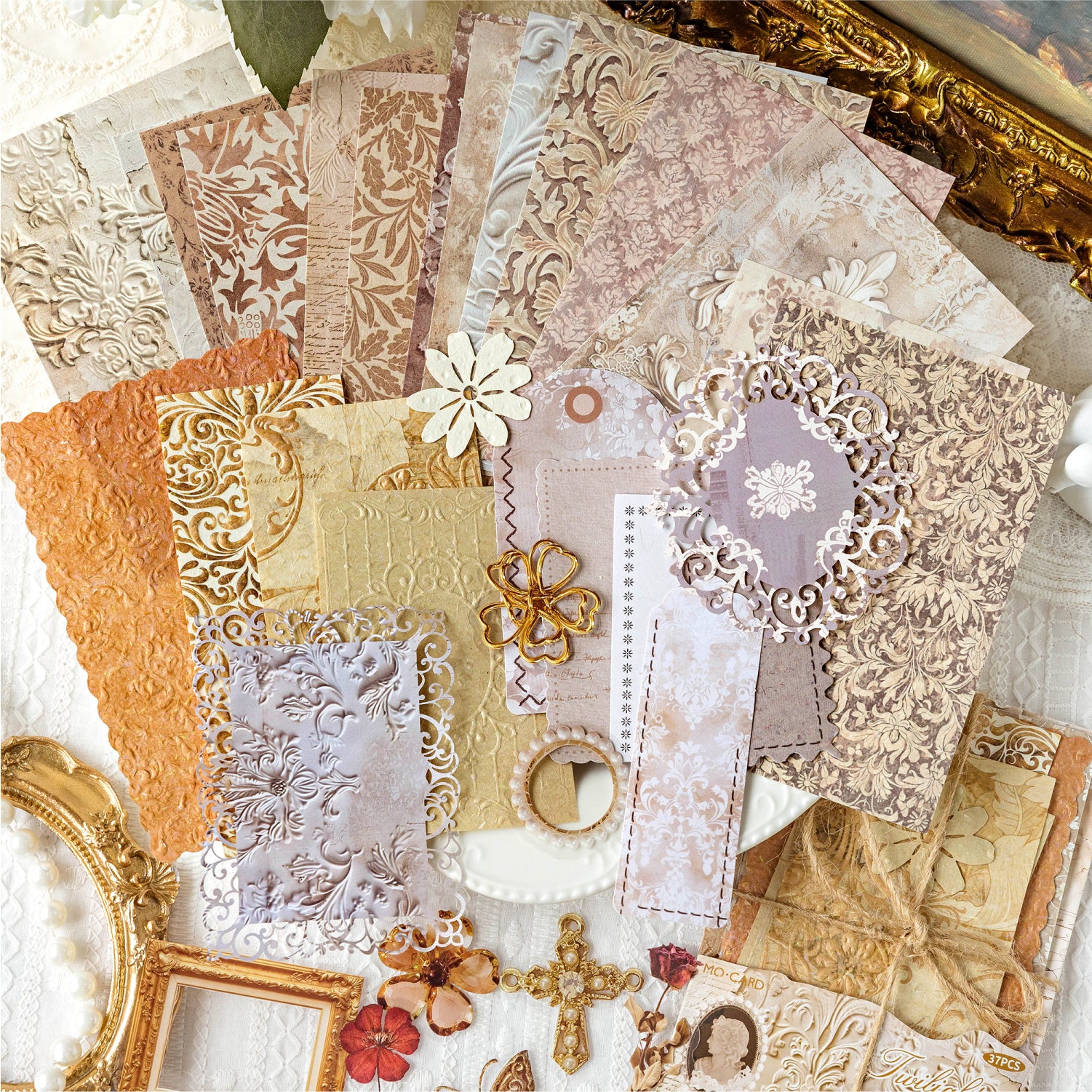 Floating Text Series Scrapbooking Paper and Sticker