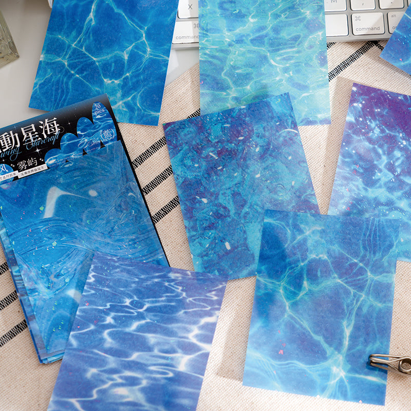 Flowing Sea of Stars PET & Washi Sticker