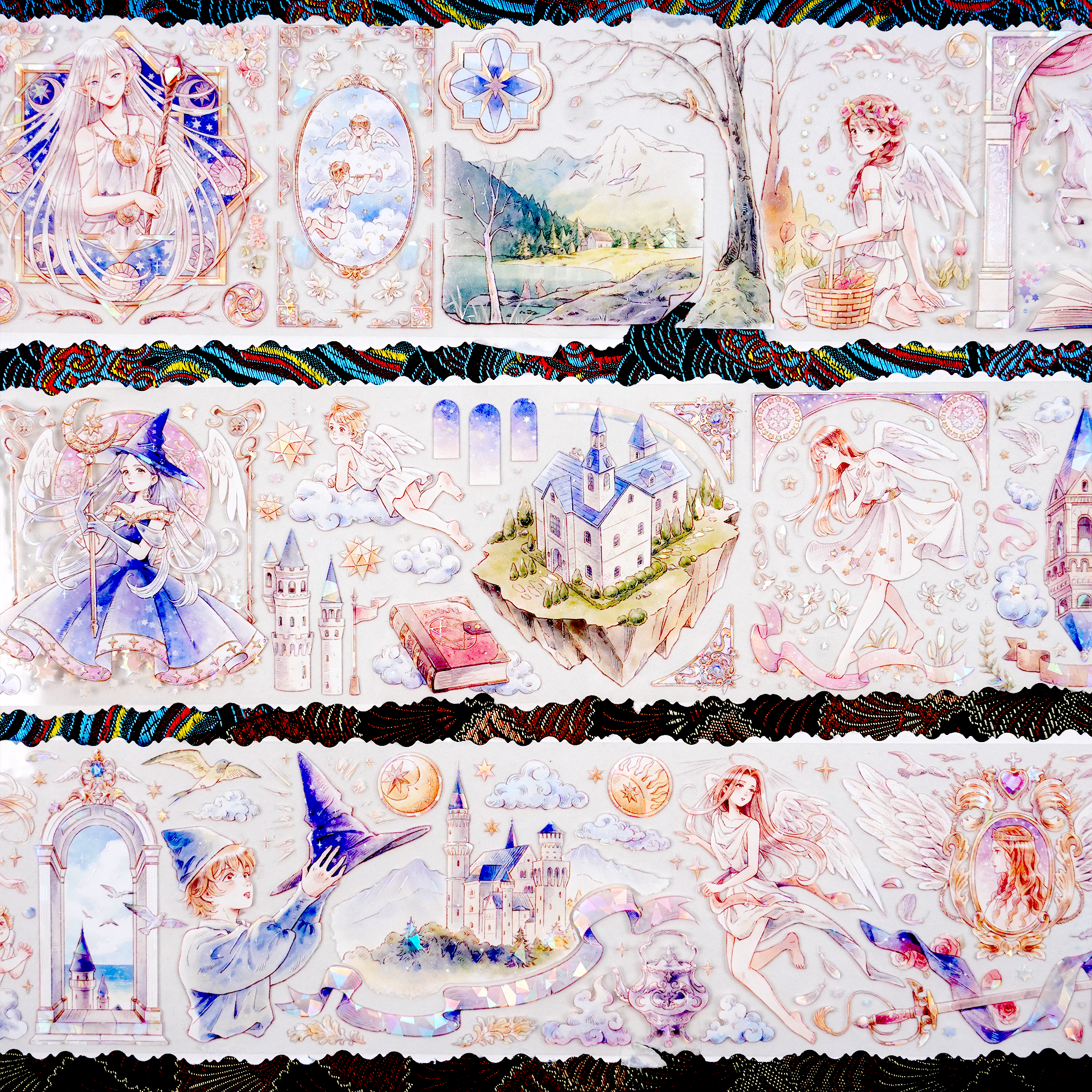 【INSEASON】Fantasy World Character PET Tape for journaling and scrapbooking
