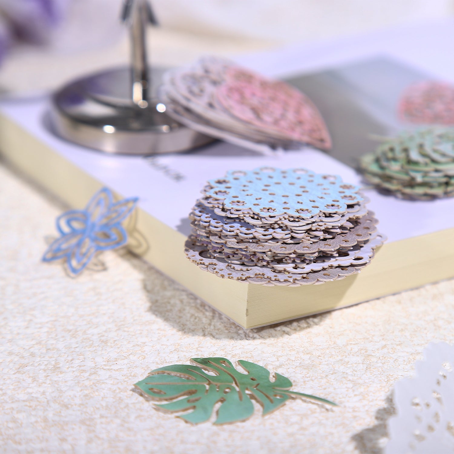 The White Mist is Dancing Scraapbooking Paper