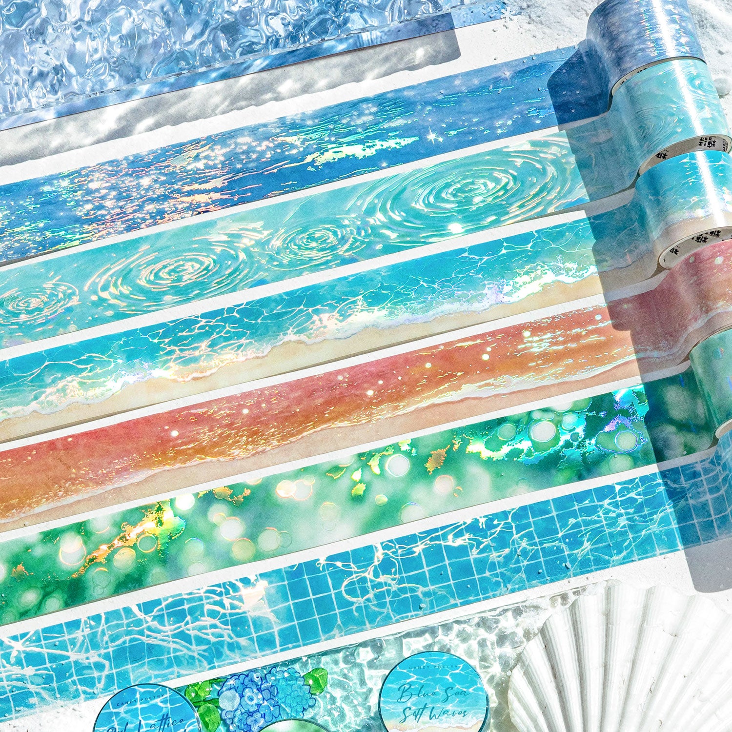 Water Ripple Halo PET Tape