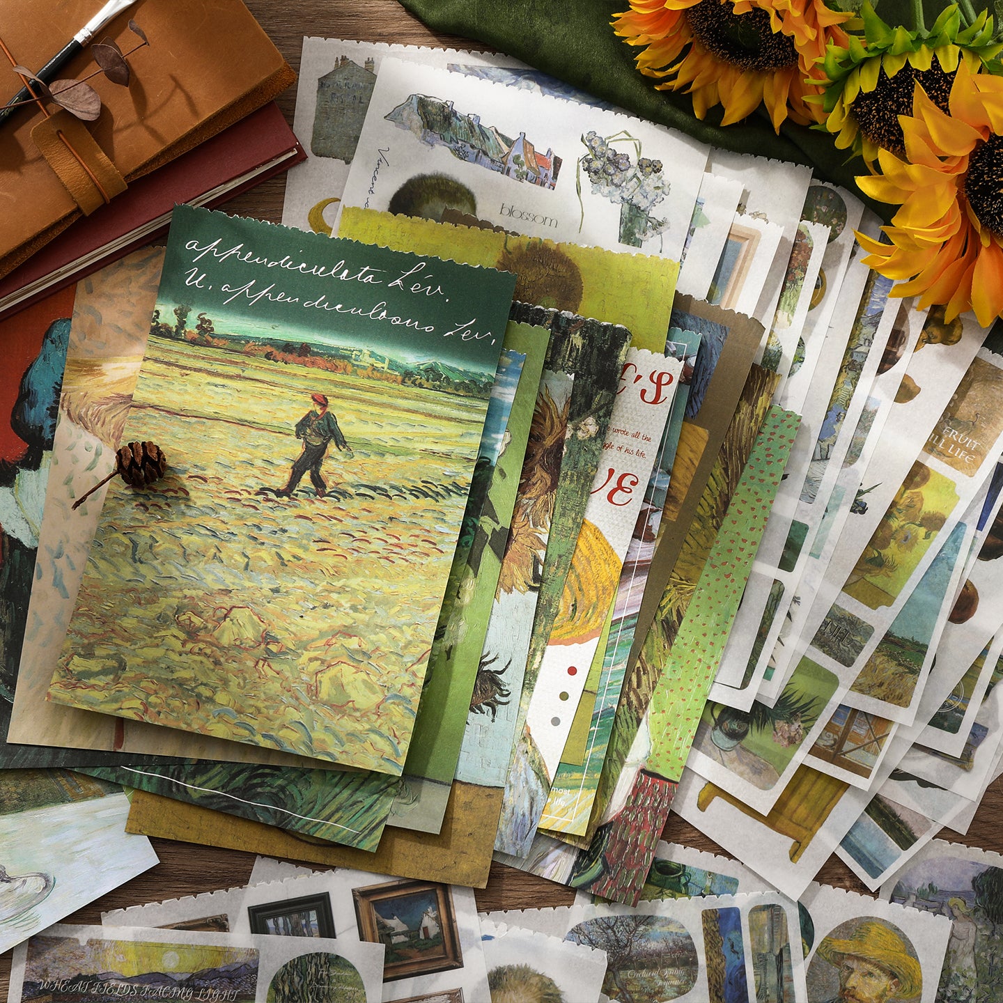 Impression of Van Gogh Scrapbooking Book